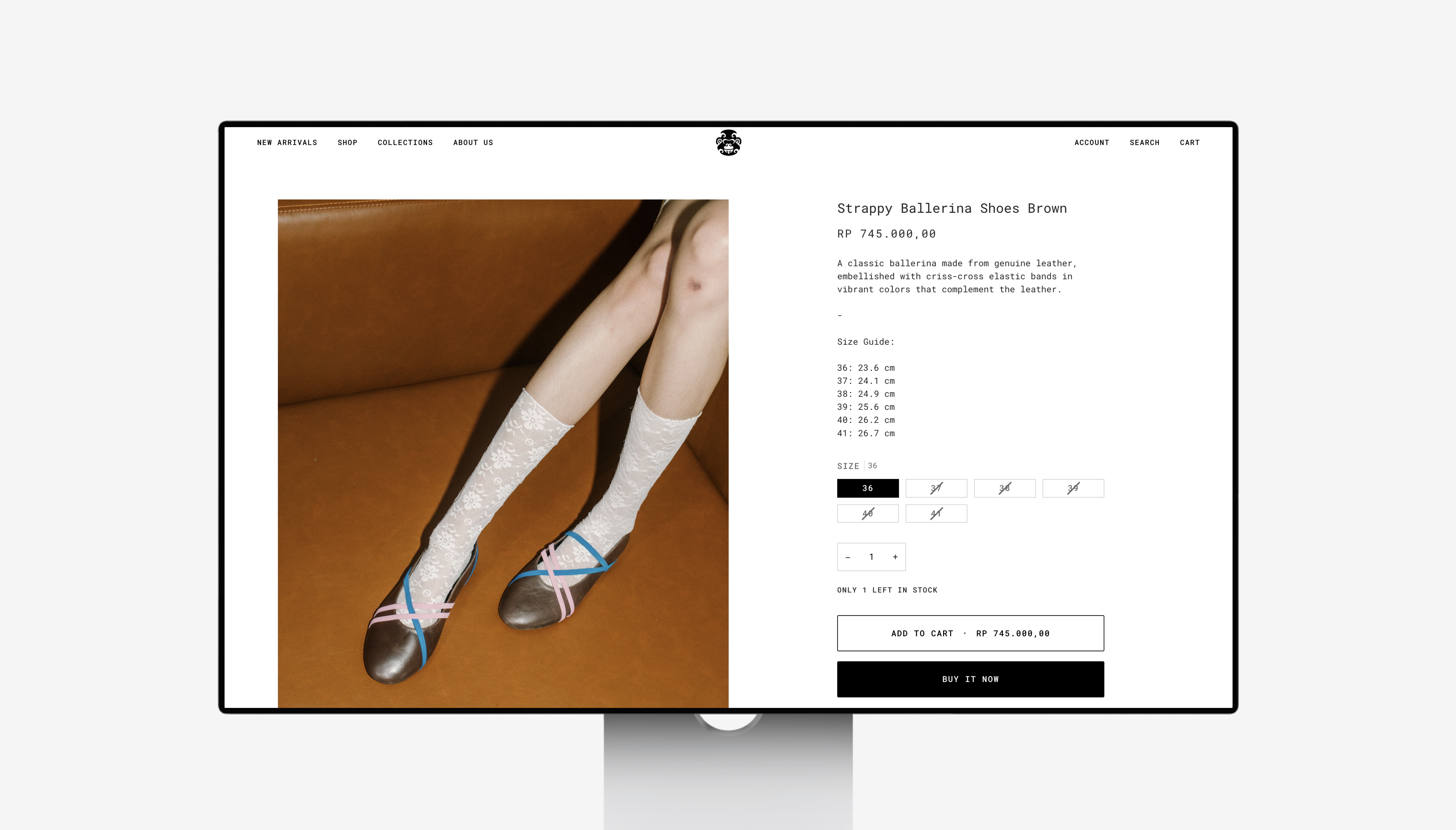 Example of Shopify Custom Design & Development