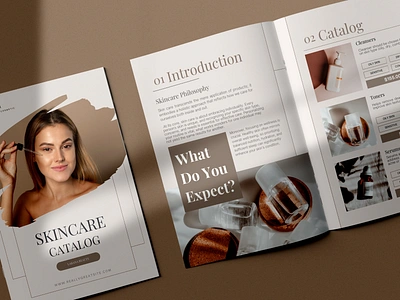 Brochure Design for Beauty Company 💄✨ brochure design flyer graphic design