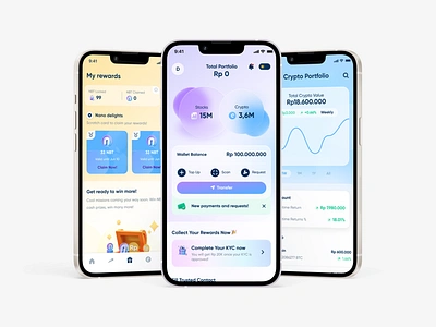 Multi Asset Investment App app crypto design graphic design realproject trading ui ux