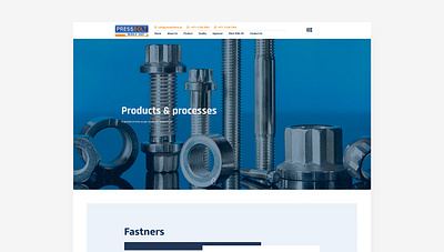 Pressbolt branding company graphic design landing page ui uiux website