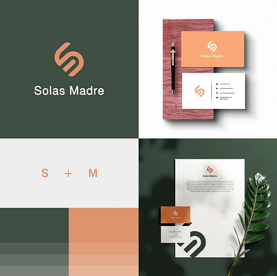 Solas Madre branding business graphic design logo