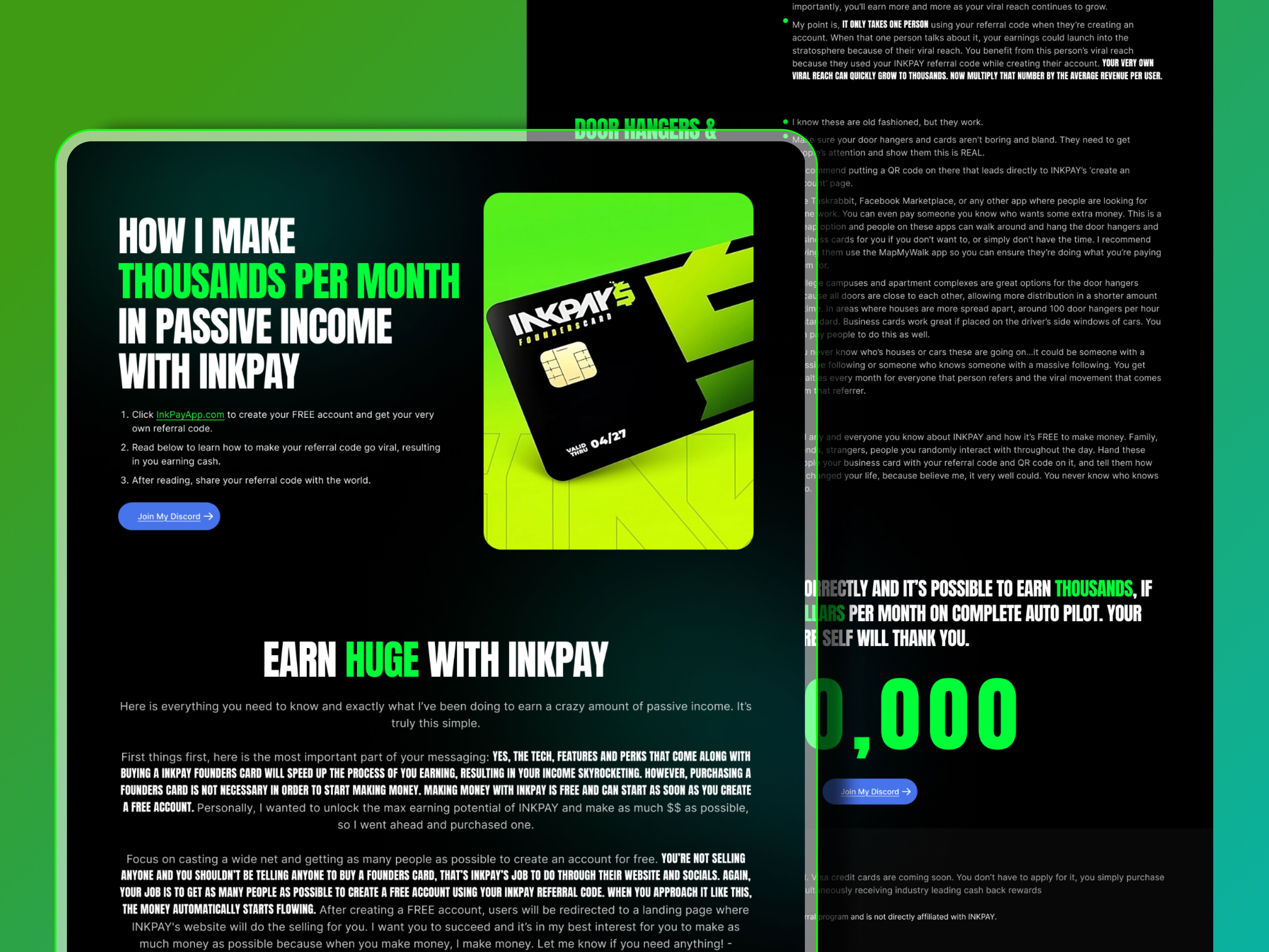 Example of Landing Page Design In Figma