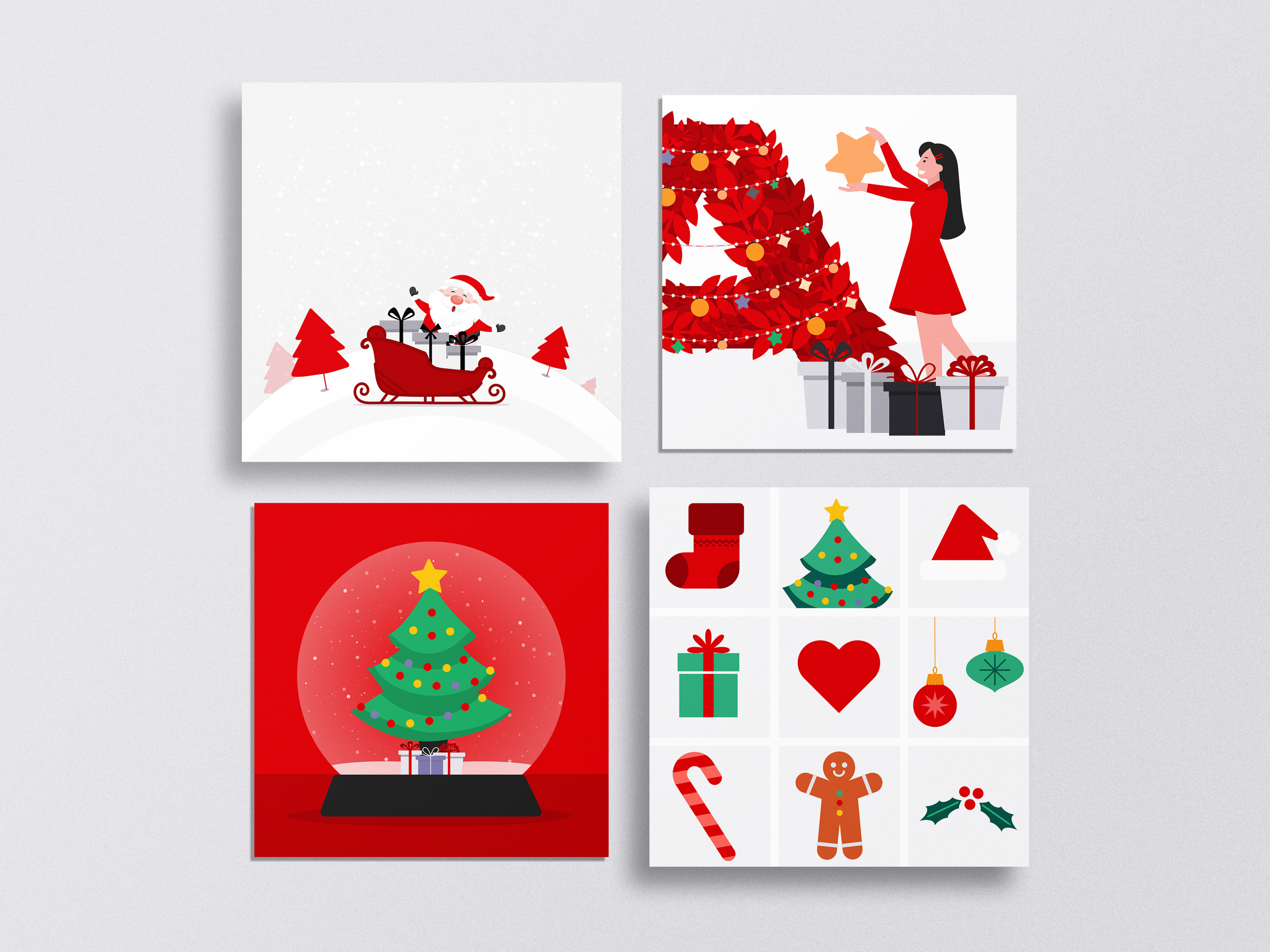 Happy New Year! 🎄 branding graphic design ui