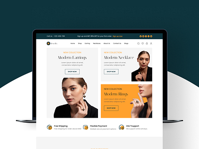 Jewelry Store Ecommerce Website UIUX Design | Figma| Web Design app design design designer figma hire uiux designer jewelry store ecommerce jewelry website landing page online shop website ui ui designer uiux design user interface ux web web design web designer web uiux website website designer in usa