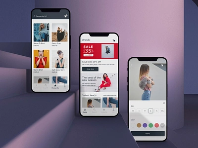 Brando Mobile App andriod app design apps dressing e commerce app fashion garments ios mob app mobile mobile app mobile application models online online store products shopping store trendy design ui uiux