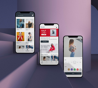 Brando Mobile App andriod app design apps dressing e commerce app fashion garments ios mob app mobile mobile app mobile application models online online store products shopping store trendy design ui uiux