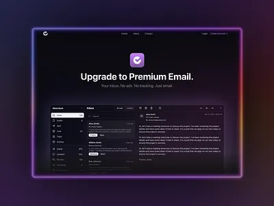 Apple intellegence inspired hero section design