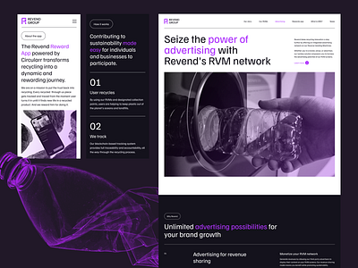 Revend Group Business Website business website responsive ui ui