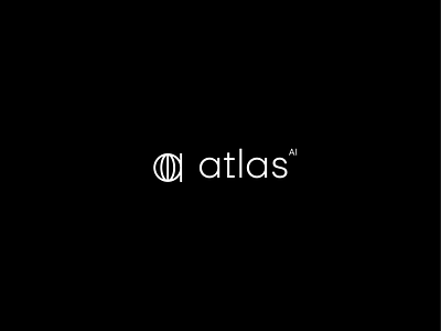 Atlas AI ai branding design logotype