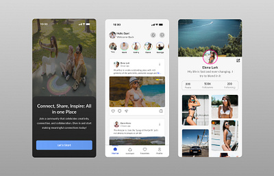 Social Media App activity dailyui figma mobiledesign