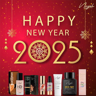 New Year Post for a Beauty Brand