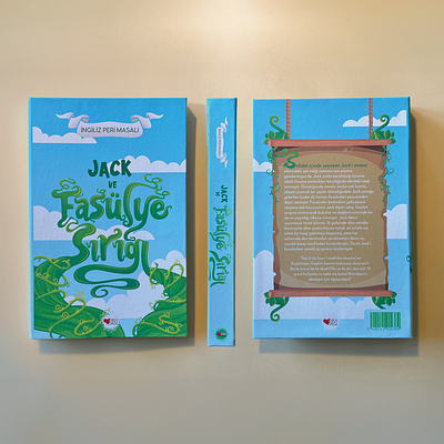 Illustrative Typography Book Design: Jack and the Beanstalk book book design booklet booklet design branding character design cover cover design design graphic design illustration logo logo design ui ux vector