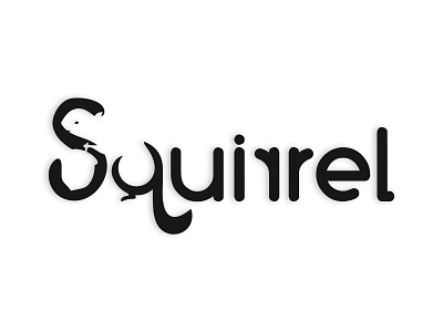 Squirrel Logo android app design brandidentity branding graphic design graphicdesign illustration ios line icon logo minimalistdesign moderntypography negativespacelogo typographydesign ui ux