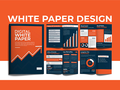 Digital Whitepaper Design advertising annual report blockchain booklet company profile crypto white paper graphic design nft white paper prospectus white paper white paper design whitepaper