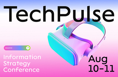 TechPulse 3d branding logo