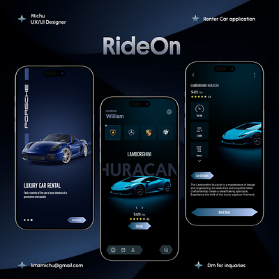 Rental Car Application app design application application design car application car rental app figma design mobile app design modern app design ui ui ux user interface