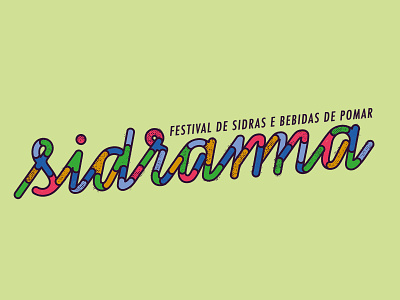 sidrama lettering cider festival lettering letters