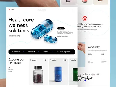 B2B Ecommerce Pharmaceutical Catalog Page design ui uiux web website website design