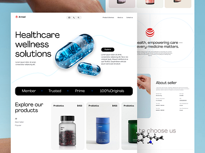 B2B Ecommerce Pharmaceutical Catalog Page design ui uiux web website website design