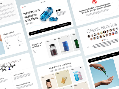 B2B Ecommerce Pharmaceutical Catalog Page design ui uiux web website website design