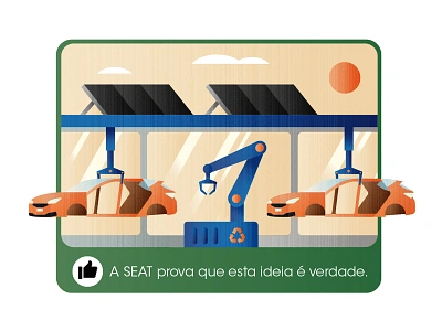 Seat myths cars factory illustration sustainability