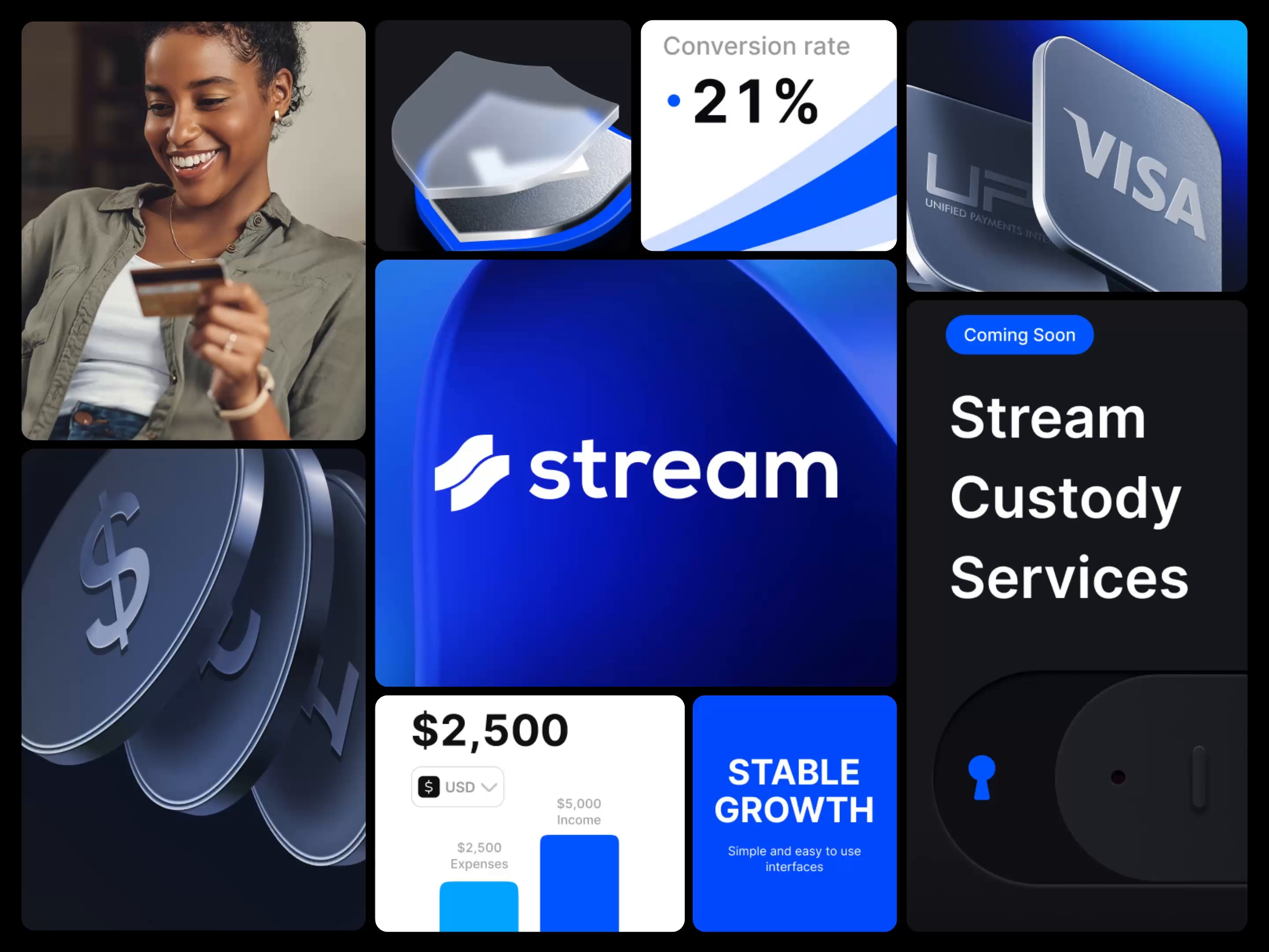 Example of Branding and Website for Payments platform | Stream