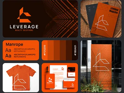 Leverage Realty Solutions branding business logo design graphic design graphicsmania illustration logo modern vector