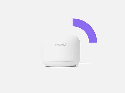 Cloaked Wireless Device 3d bold branding design device graphic design hardware icon logo mark smith marko smitran minimal modern product signal simple smi. symbol wifi wireless