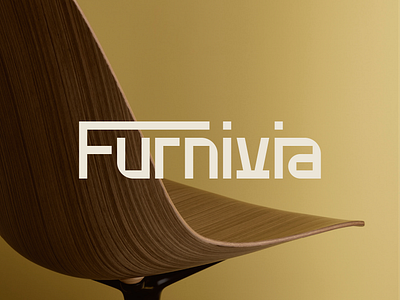 Furnivia Furniture Logo brand identity branding custom logo furniture furniture brand identity furniture branding furniture identity furniture logo home decor logo logo logo design logotype minimal logo minimalist logo modern furniture modern logo typographic typography visual identity wordmark