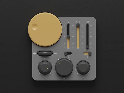 UI kit-28 graphic design knob ui vst