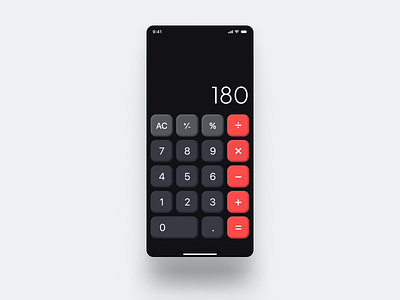 Calculator App app design calculator calculator app design interaction design mobile neuro ui ux uxui