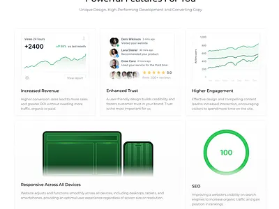 Features in Bento Grid bento design ui ux webdesign