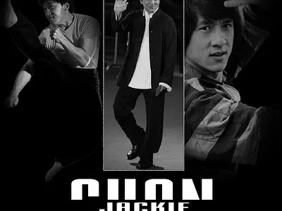 Jackie Chan Poster Design graphic design motion graphics