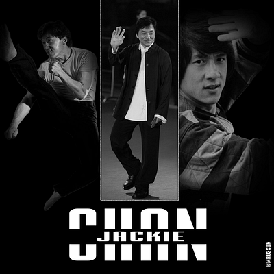 Jackie Chan Poster Design graphic design motion graphics