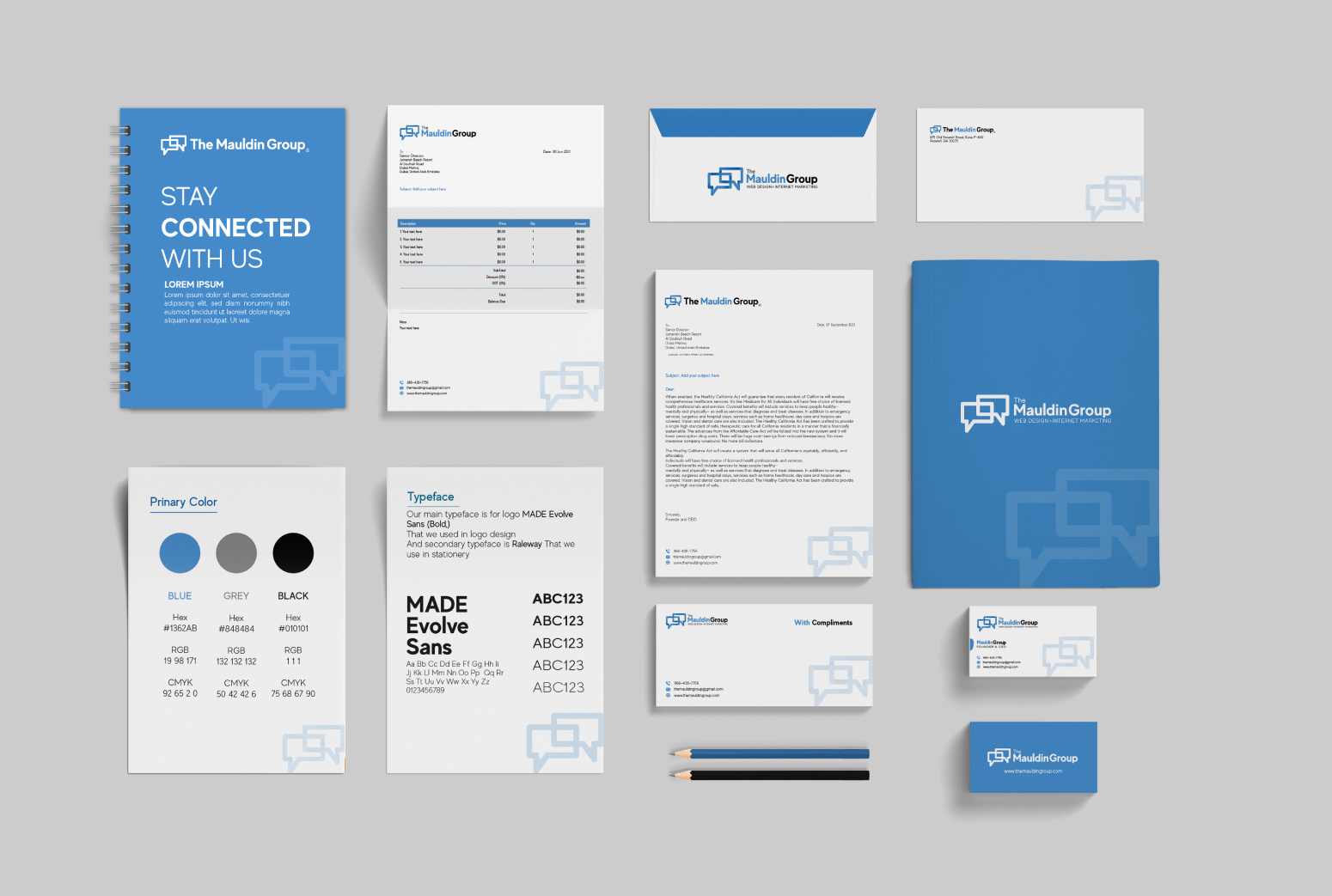 Example of Stationary Branding Design