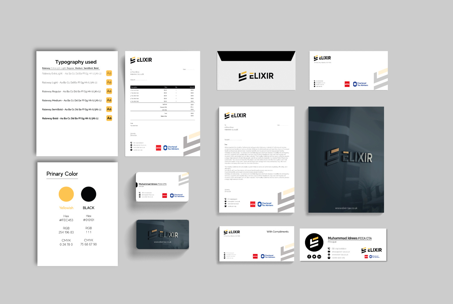 Example of Stationary Branding Design