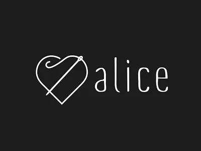 Logo for my hand sewed creations 🌷 handmade heart logo love sew sewing