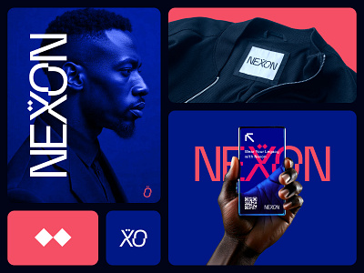 NEXON - Men's Clothing branding branding clothing fashion logo design men minimalist modern logo wordmark