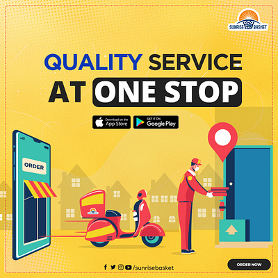 Quality Service at One Stop - Sunrise Basket easyordering