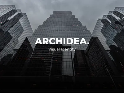 Archidea - Visual Identity bold branding clean design design graphic design graphic identity landing page logo logo design minimalistic ui user experience user interface ux visual identity website