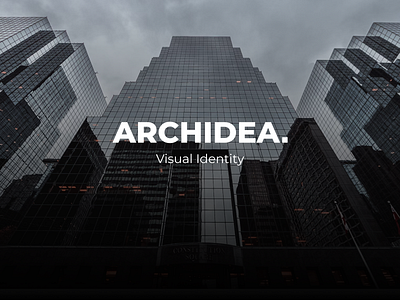 Archidea - Visual Identity bold branding clean design design graphic design graphic identity landing page logo logo design minimalistic ui user experience user interface ux visual identity website