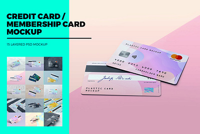 Plastic Card - Bank Card MockUp american express atm bank bank card bank card mockup business card card mockup