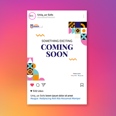 Instagram Post branding graphic poster ui ux