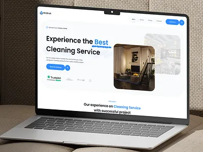 Mr. Dryit - Cleaning service landing ui ux website