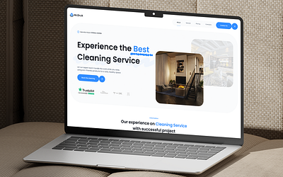 Mr. Dryit - Cleaning service landing ui ux website