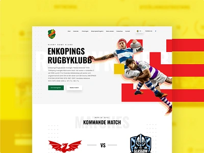 erk.nu - website home page design club design football home page sports website website design