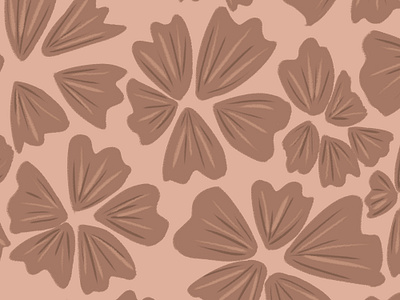 Mocha Mousse Abstract Flowers branding design floral flowers illustration mocha mousse mocha mousse abstract flowers pattern seamless pattern textile