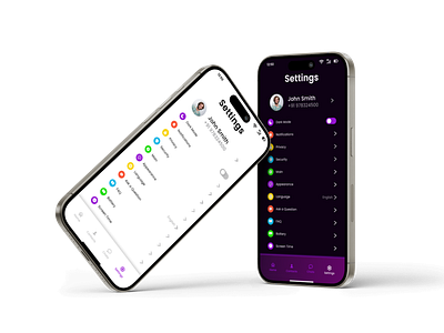 06| Settings App| UI Challenge design graphic design illustration ui uiux ux