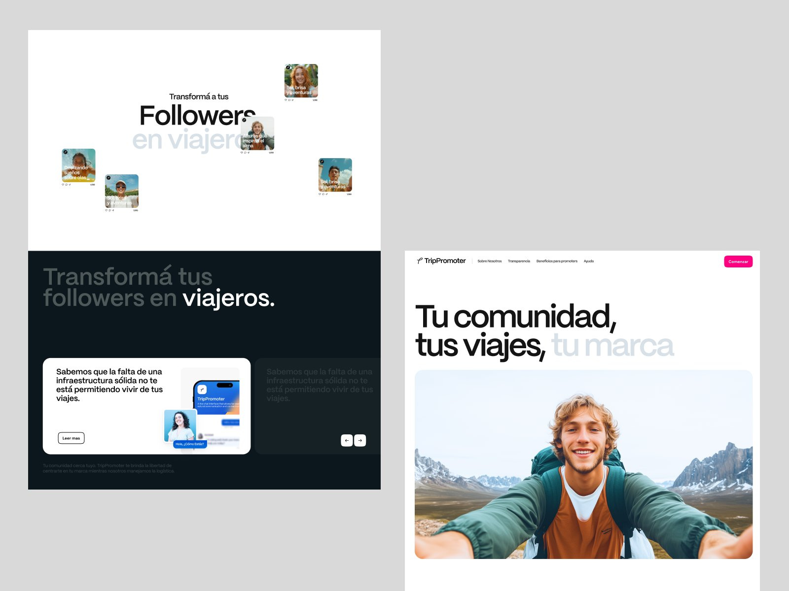 Example of Website / Figma Layouts