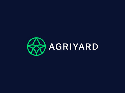 AGRIYARD logo agriculture branding design food green logo logo design logodesign logoinspire